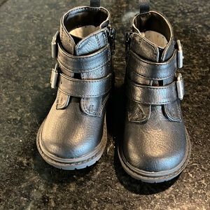 Cat and Jack black moto boots